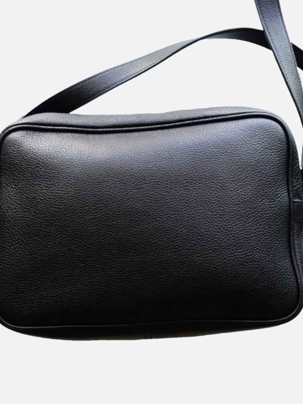 YSL CAMP CAMERA BAG Black Grained Leather + Original Receipt Saint Laurent